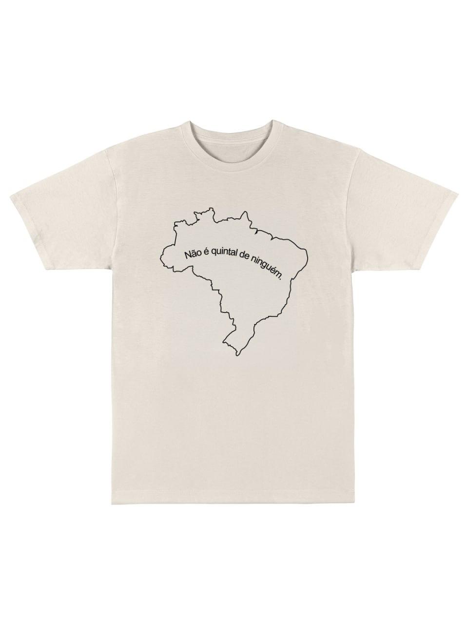 Camiseta NINJA BR Não é quintal de ninguém! (MAPA)
