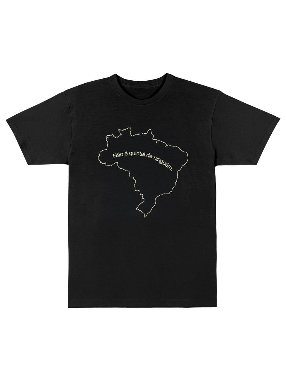 Camiseta NINJA BR Não é quintal de ninguém! (MAPA)