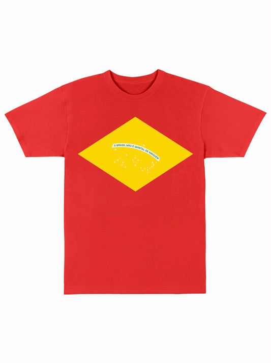 Camiseta NINJA BR Não é quintal de ninguém! (BANDEIRA)