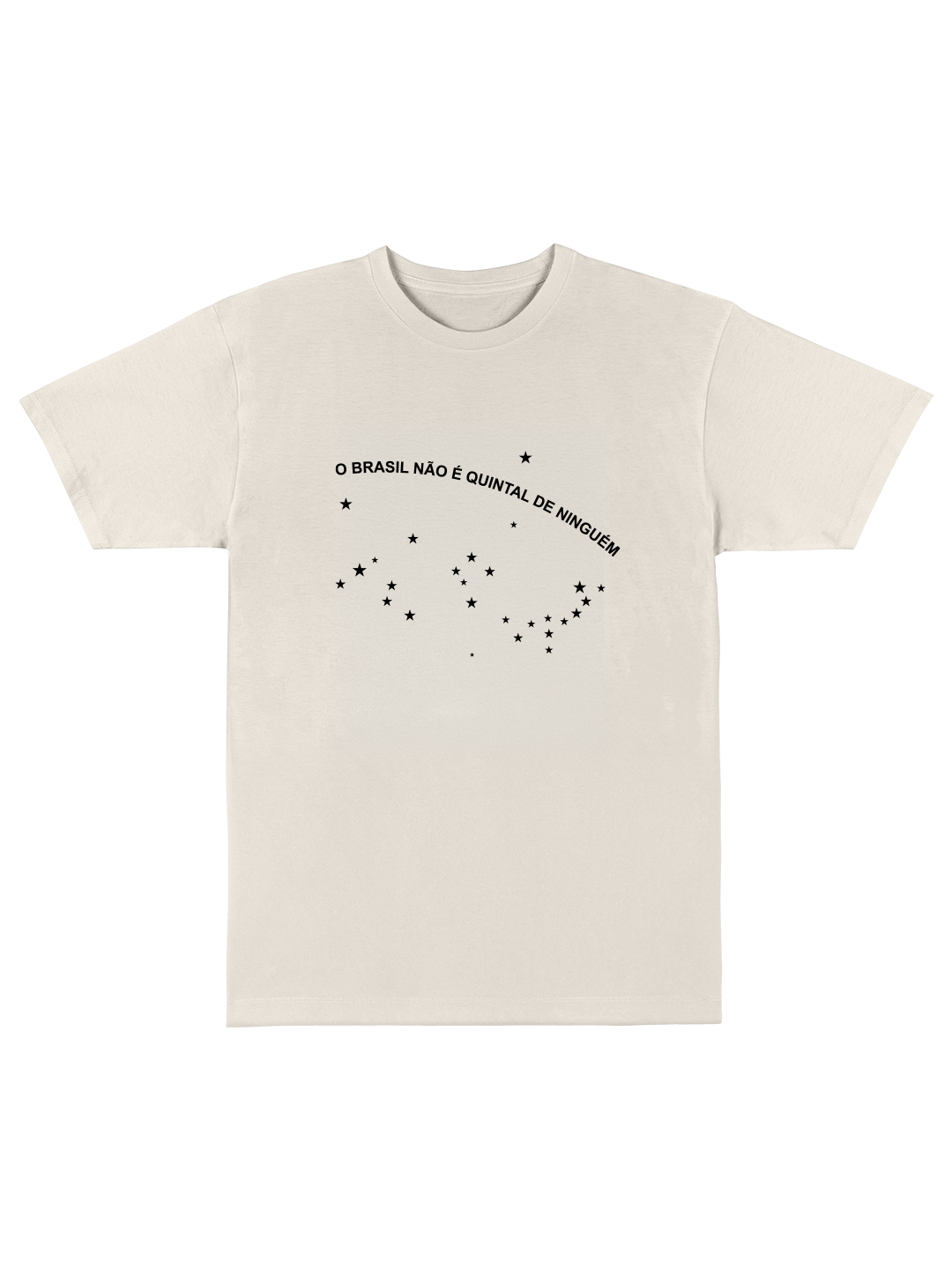 Camiseta NINJA BR Não é quintal de ninguém! (ESTRELAS)