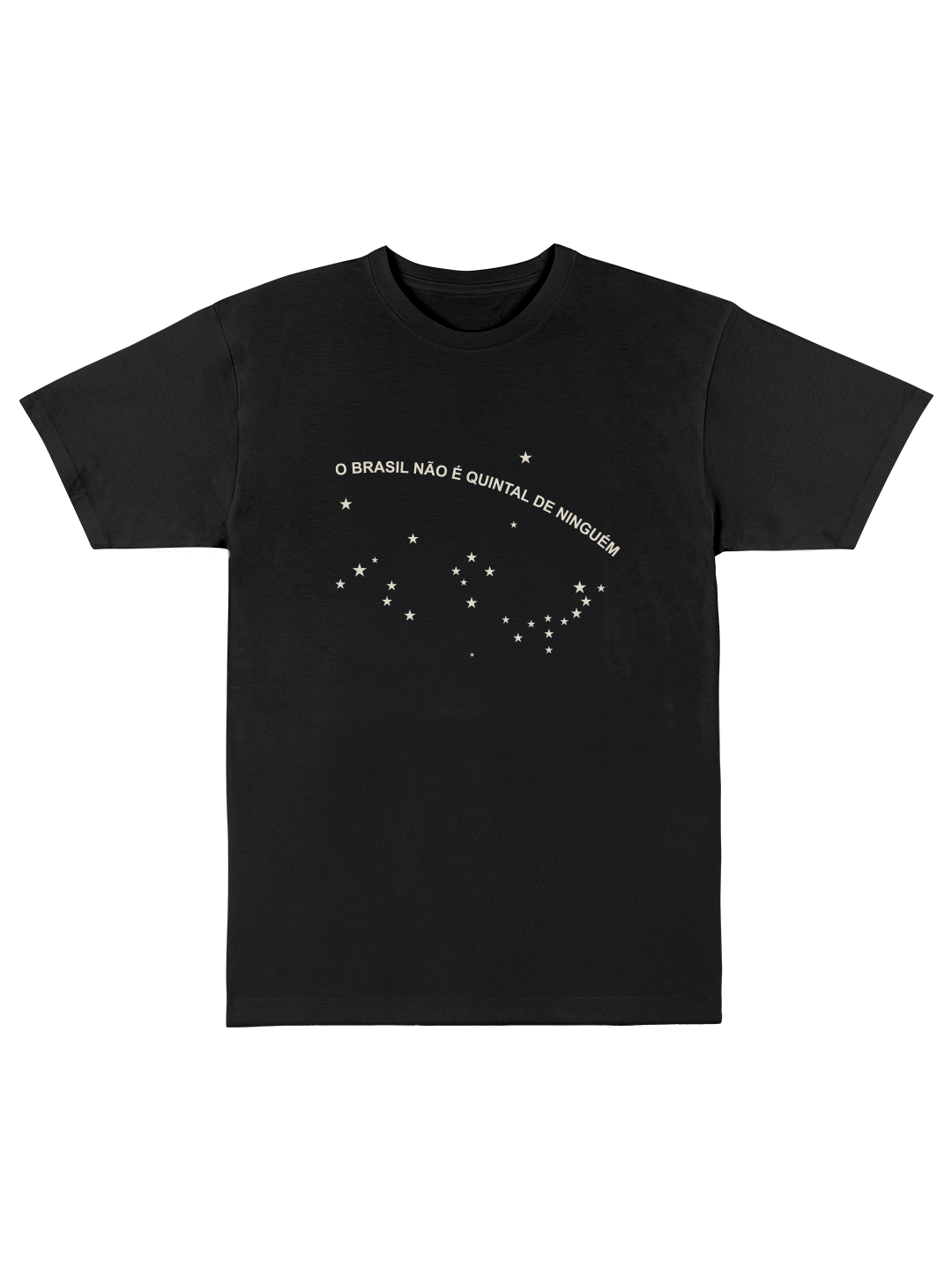 Camiseta NINJA BR Não é quintal de ninguém! (ESTRELAS)
