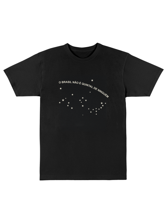 Camiseta NINJA BR Não é quintal de ninguém! (ESTRELAS)