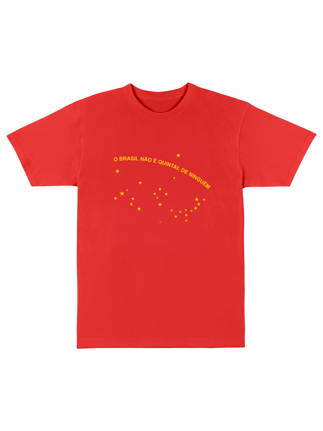 Camiseta NINJA BR Não é quintal de ninguém! (ESTRELAS)