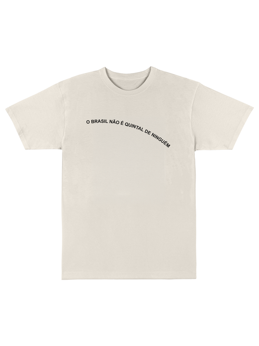 Camiseta NINJA BR Não é quintal de ninguém! (FRASE)